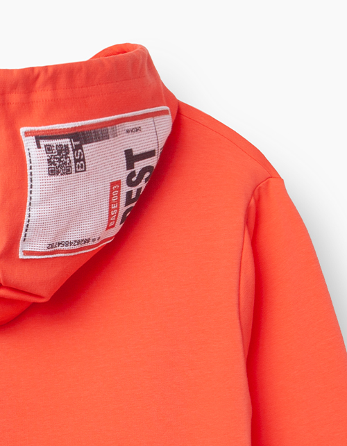 Купить оранжевое худи для мальчика бренда Bell Bimbo