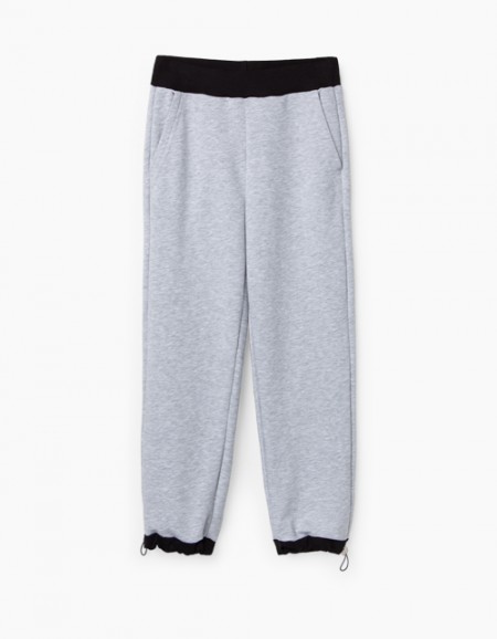 Брюки-джоггеры цвета серый меланж для мальчика Купить брюки-джоггеры цвета серый меланж для мальчика Bellbimbo