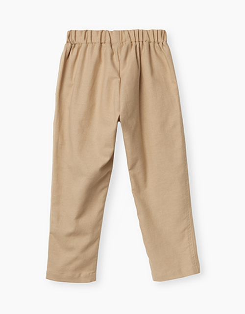 Купить светло-бежевые брюки для девочки