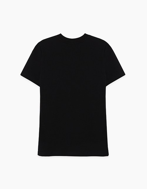 Черная футболка с принтом для мальчика Черная футболка с принтом для мальчика