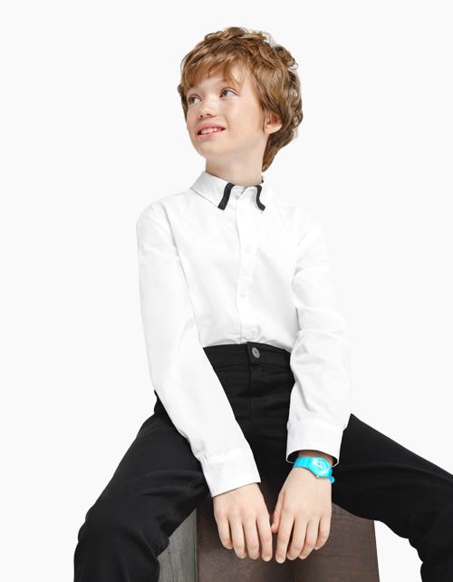 Белая рубашка для мальчика Белая рубашка для мальчика