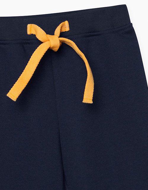 Темно-синие брюки-джоггеры для мальчика Темно-синие брюки-джоггеры для мальчика