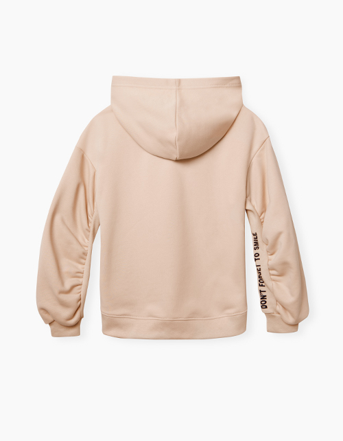 Бежевое худи для девочки-подростка