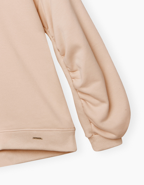 Бежевое худи для девочки-подростка