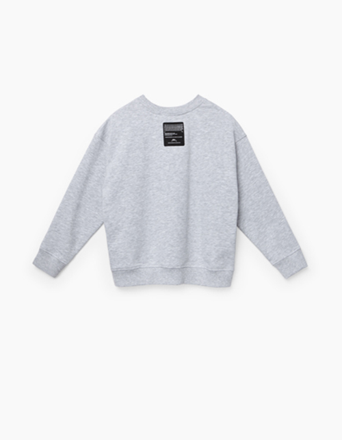 Меланжевый свитшот для мальчика