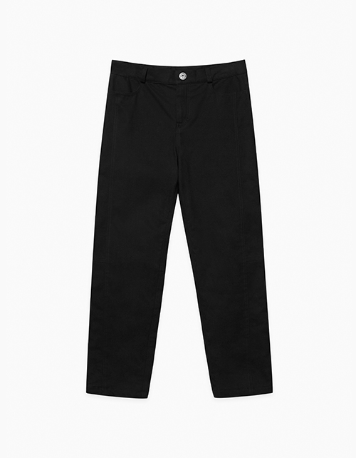 Черные утепленные брюки для мальчика