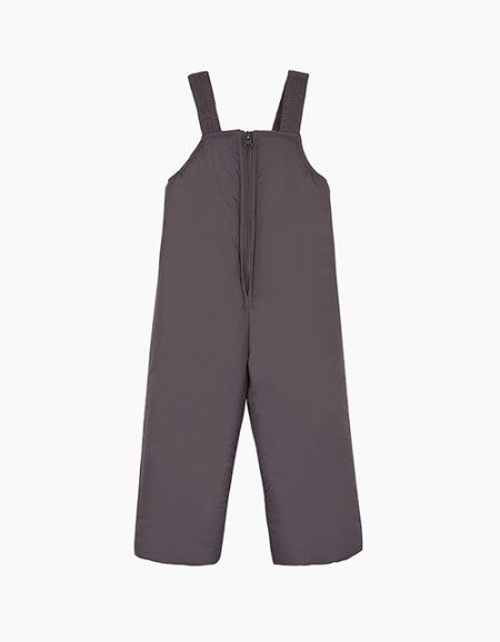 Темно-серый зимний полукомбинезон для девочки Темно-серый зимний полукомбинезон для девочки