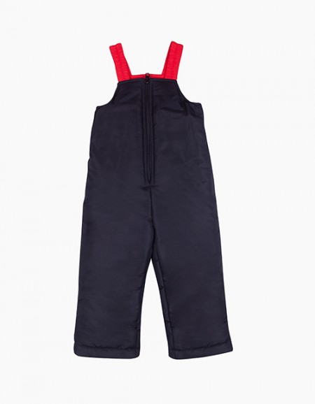 Черный полукомбинезон для мальчика Черный полукомбинезон для мальчика