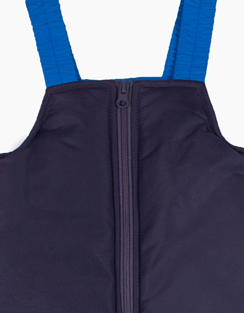 Графитовый зимний полукомбинезон для мальчика