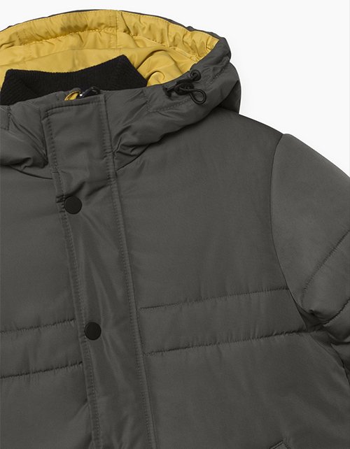 Зимняя куртка цвета хаки для мальчика