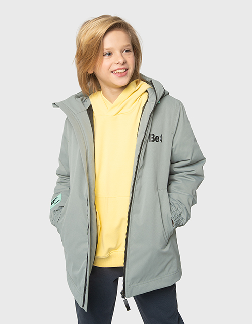 Стильное светло-желтое худи для мальчика