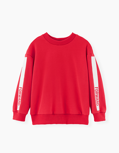 Красный свитшот для мальчика