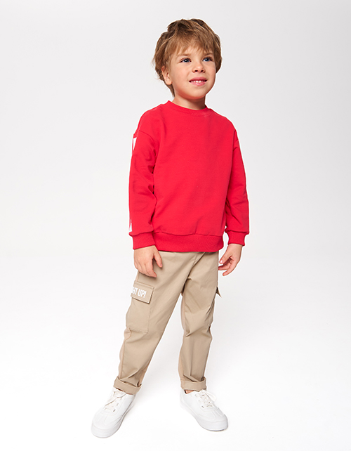 Красный свитшот для мальчика