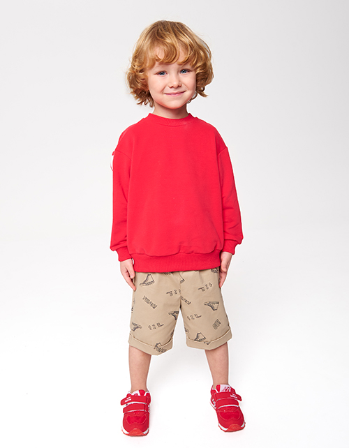 Красный свитшот для мальчика