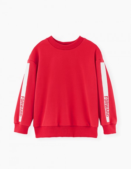 Красный свитшот для мальчика