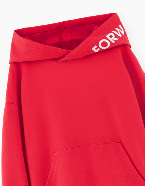 Красное худи для мальчика