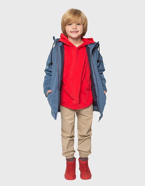 Красное худи для мальчика