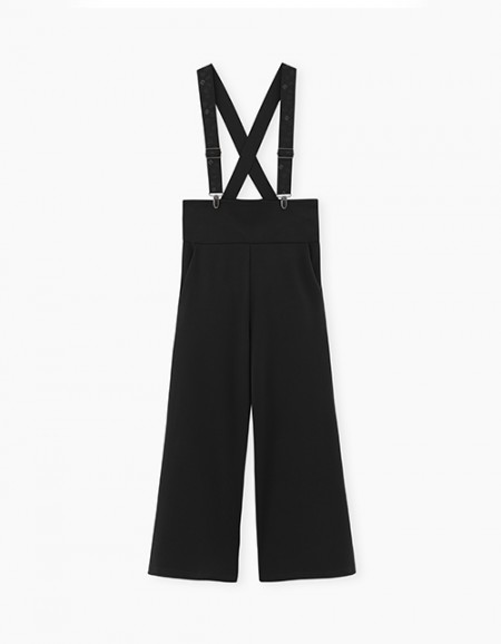 Черные брюки-кюлоты Черные брюки-кюлоты