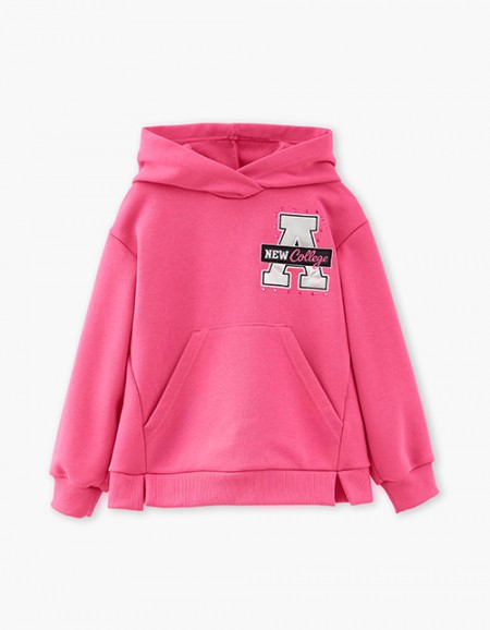 Худи оттенка маджента для девочки Худи оттенка маджента для девочки