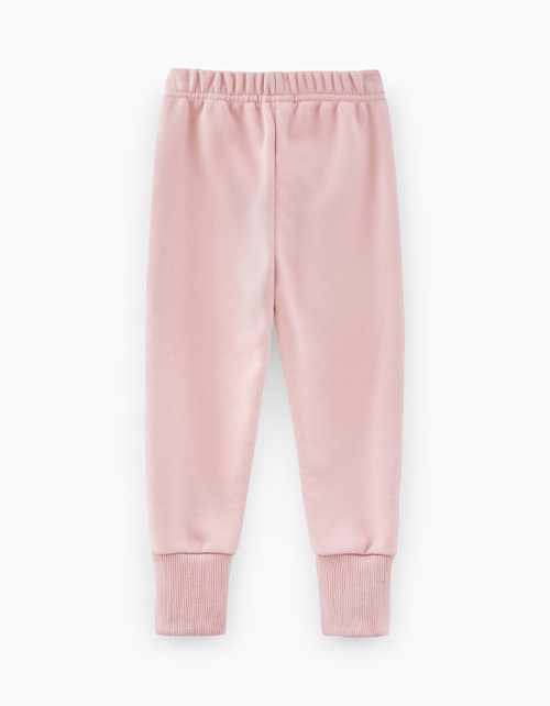 Темно-розовые брюки-джоггеры для девочки