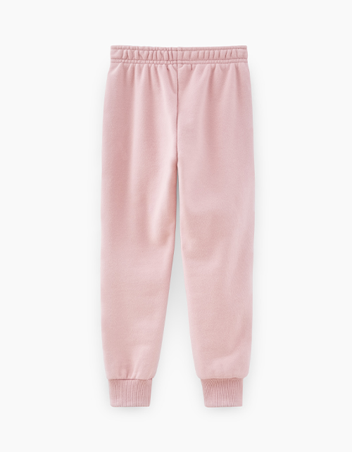 Темно-розовые брюки-джоггеры для девочки