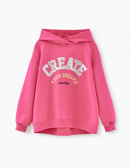 Худи цвета маджента для девочки Худи цвета маджента для девочки