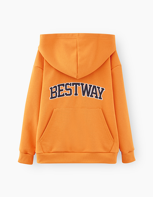 Оранжевое худи для мальчика