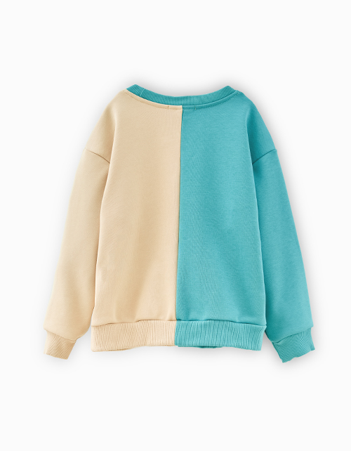 Свитшот в стиле колор-блок для мальчика