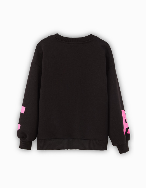 Черный свитшот для девочки