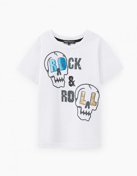 Белая футболка для мальчика