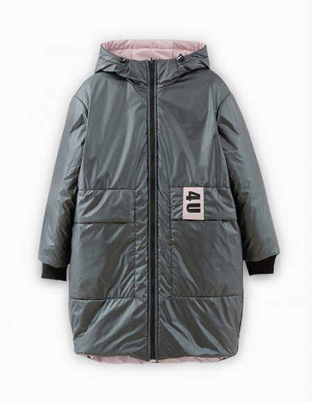 Двусторонняя куртка с лимитированным шарфом