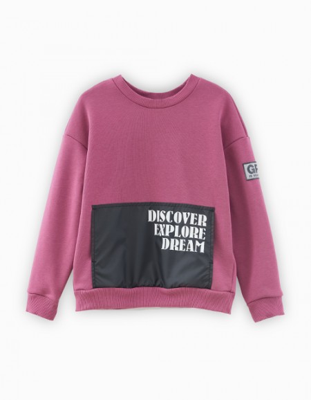 Бордовый свитшот для мальчика