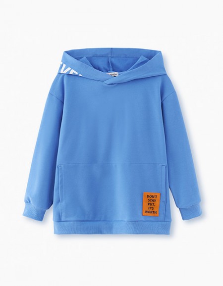 Лазурное худи для мальчика