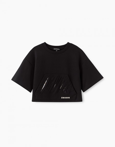 Укороченная футболка для девочки Укороченная футболка для девочки