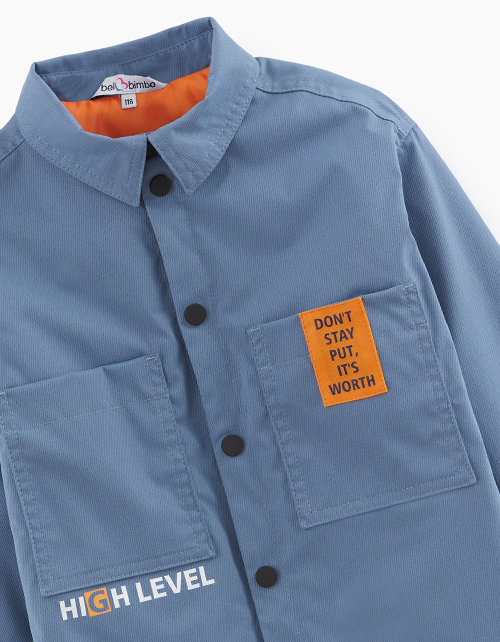 Весенняя куртка-рубашка для мальчика