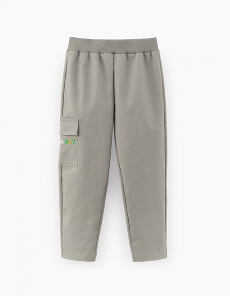 Серо-коричневые брюки для мальчика Серо-коричневые брюки для мальчика