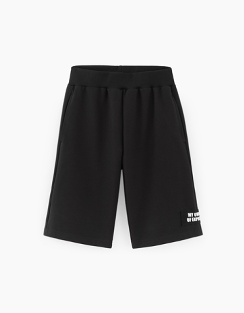 Черные шорты для мальчика