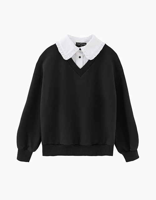 Школьный джемпер-обманка для девочки Школьный джемпер-обманка для девочки