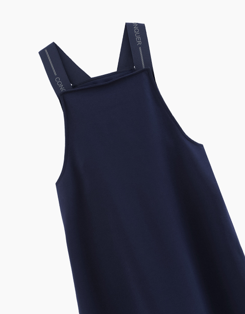 Тёмно-синий школьный сарафан