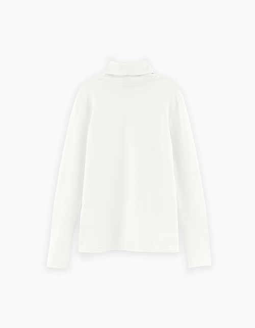 Гольф школьный молочный для мальчика