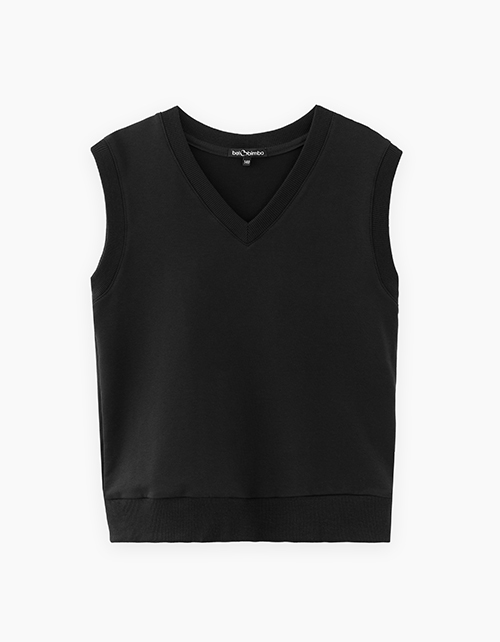 Чёрный школьный жилет для мальчика Чёрный школьный жилет для мальчика