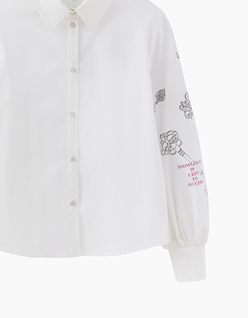 Блузка белая для девочки