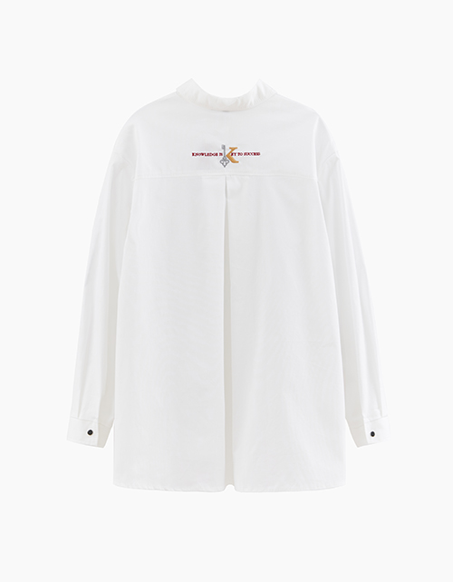 Блузка школьная удлинённая