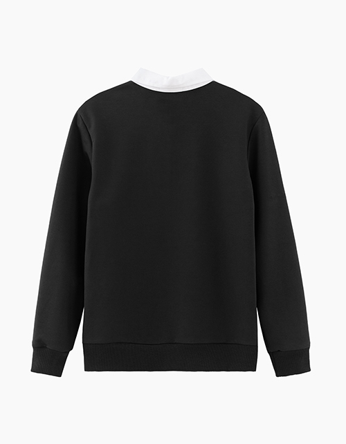 Школьный джемпер-обманка для мальчика