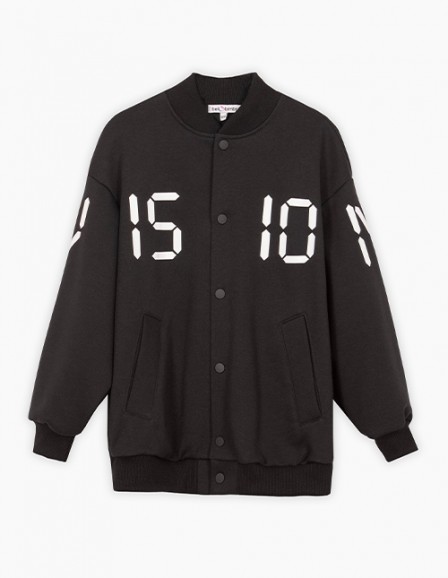 Бомбер чёрный для мальчика