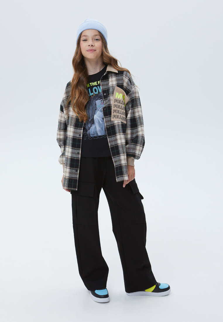 Рубашка клетчатая для девочки