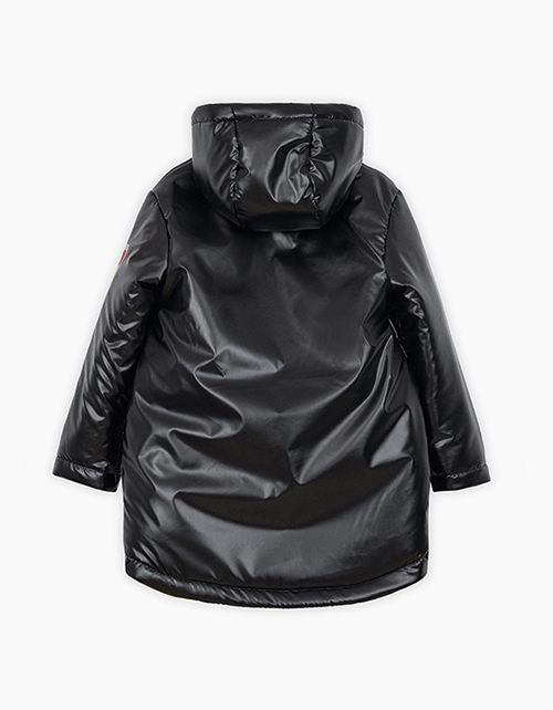 Куртка чёрная осенняя для девочки