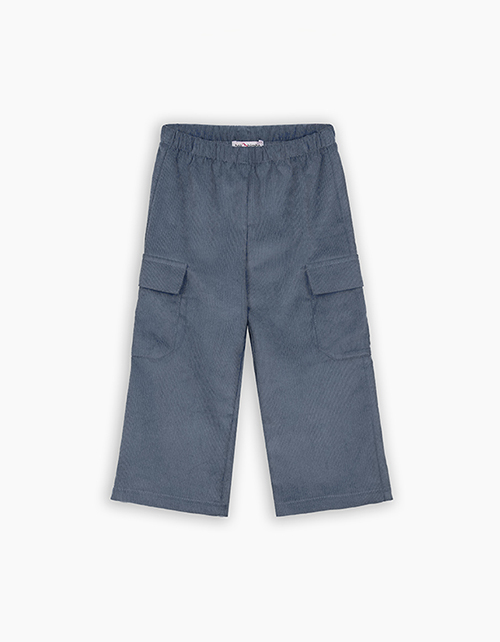 Брюки-карго в оттенке деним для девочки