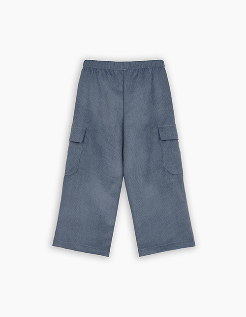 Брюки-карго в оттенке деним для девочки