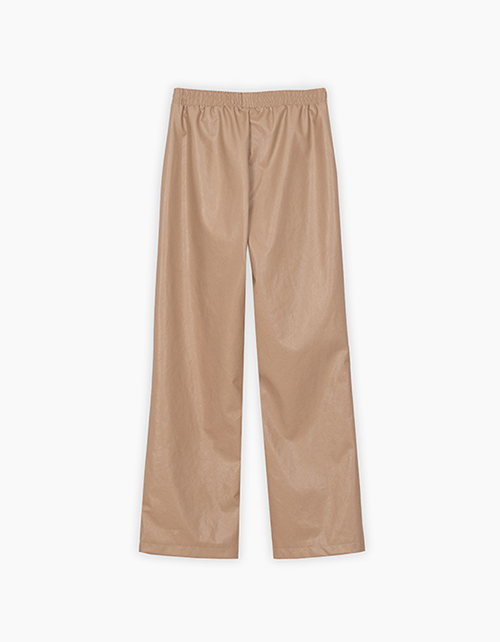 Брюки из эко-кожи для девочки